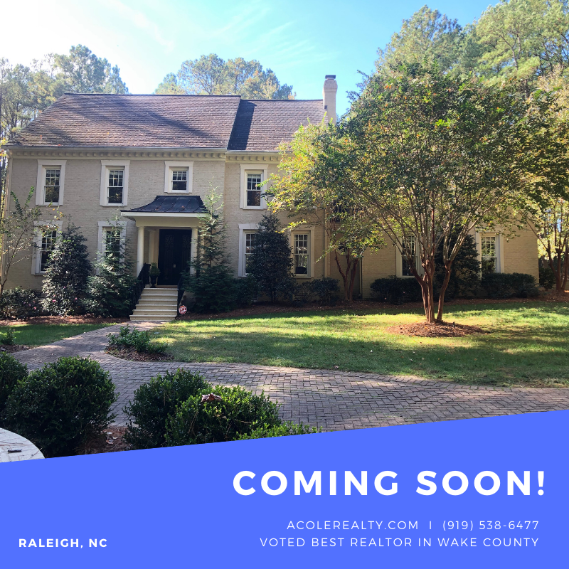 SOON* Beautiful custom home in highly desired N. Raleigh