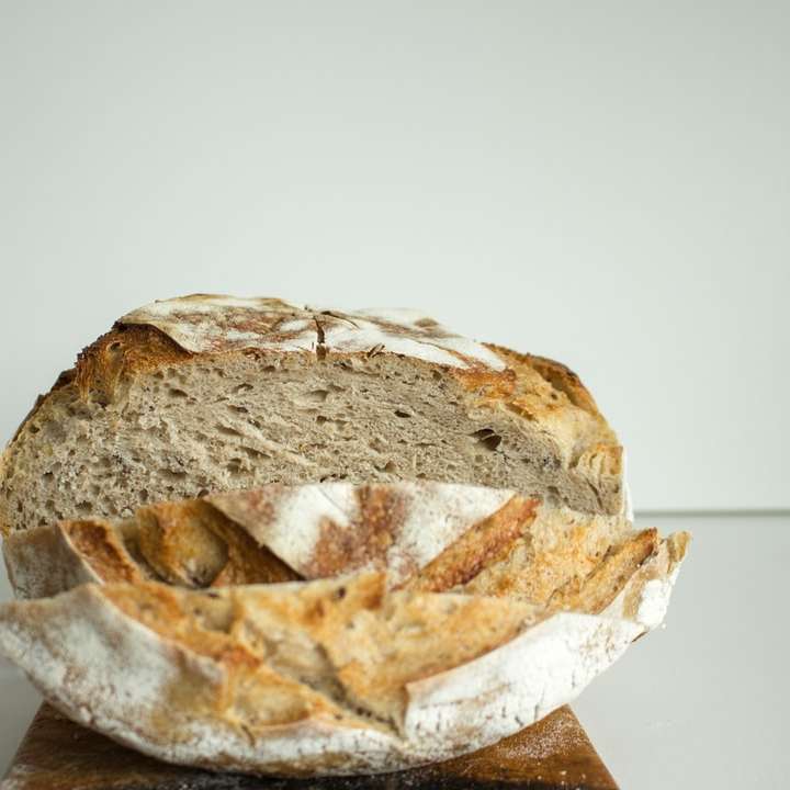 SOURDOUGH BREAD LOAF CUT Play Sliding Tiles Puzzle for free at