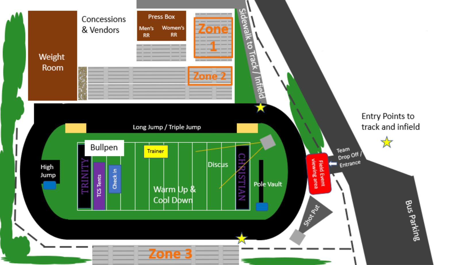 Trinity Invitational 2024 Meet Information