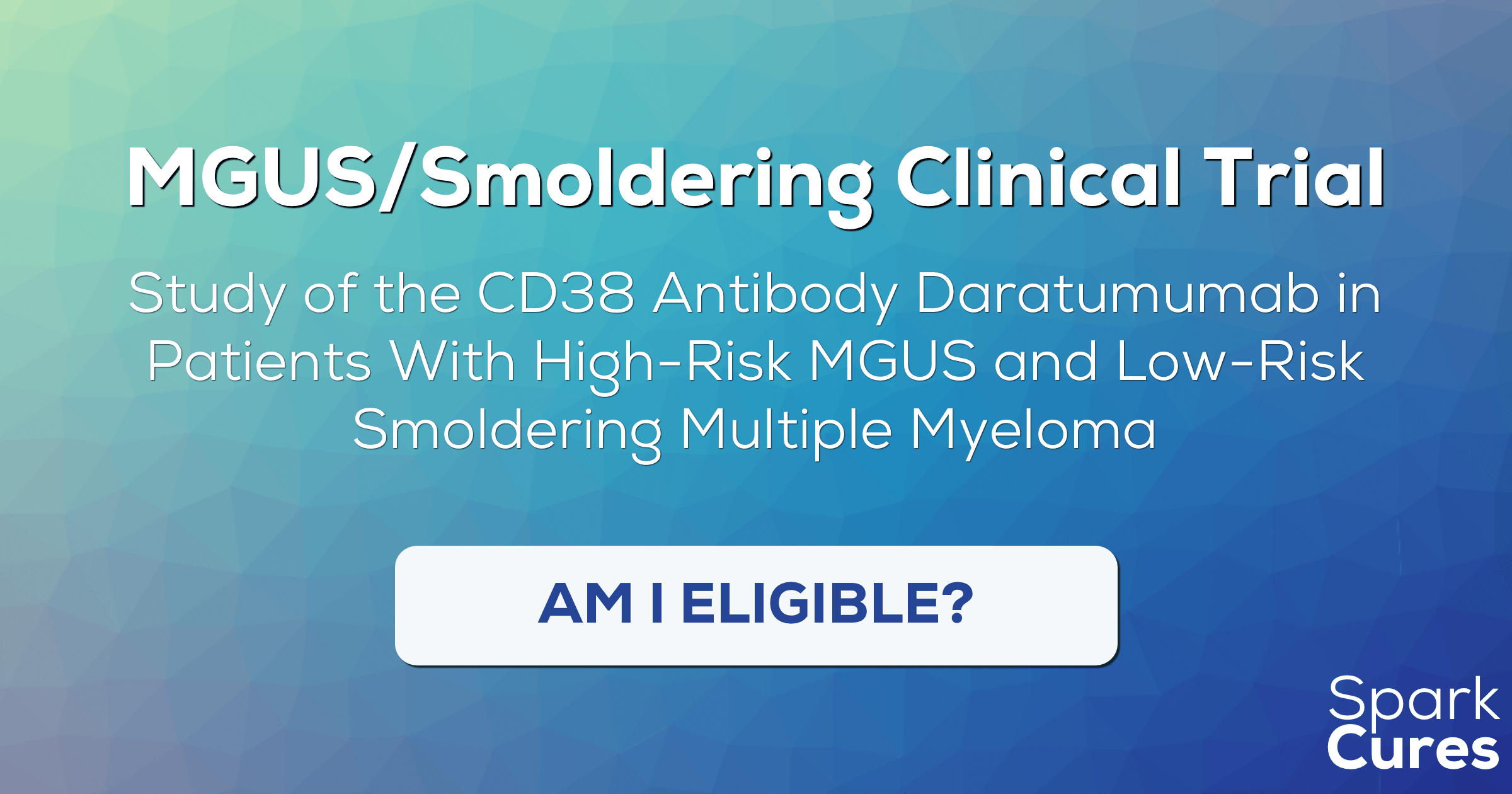 Study of the CD38 Antibody Daratumumab in Patients With HighRisk MGUS