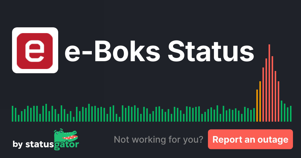 eBoks App Denmark Status. Check if eBoks App Denmark is down or