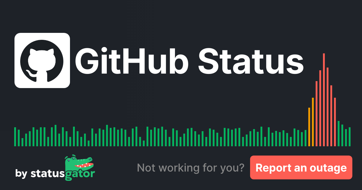 GitHub Status. Check if GitHub is down or having problems. StatusGator