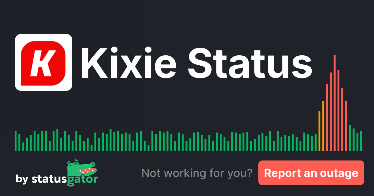 Kixie Status. Check if Kixie is down or having problems. StatusGator