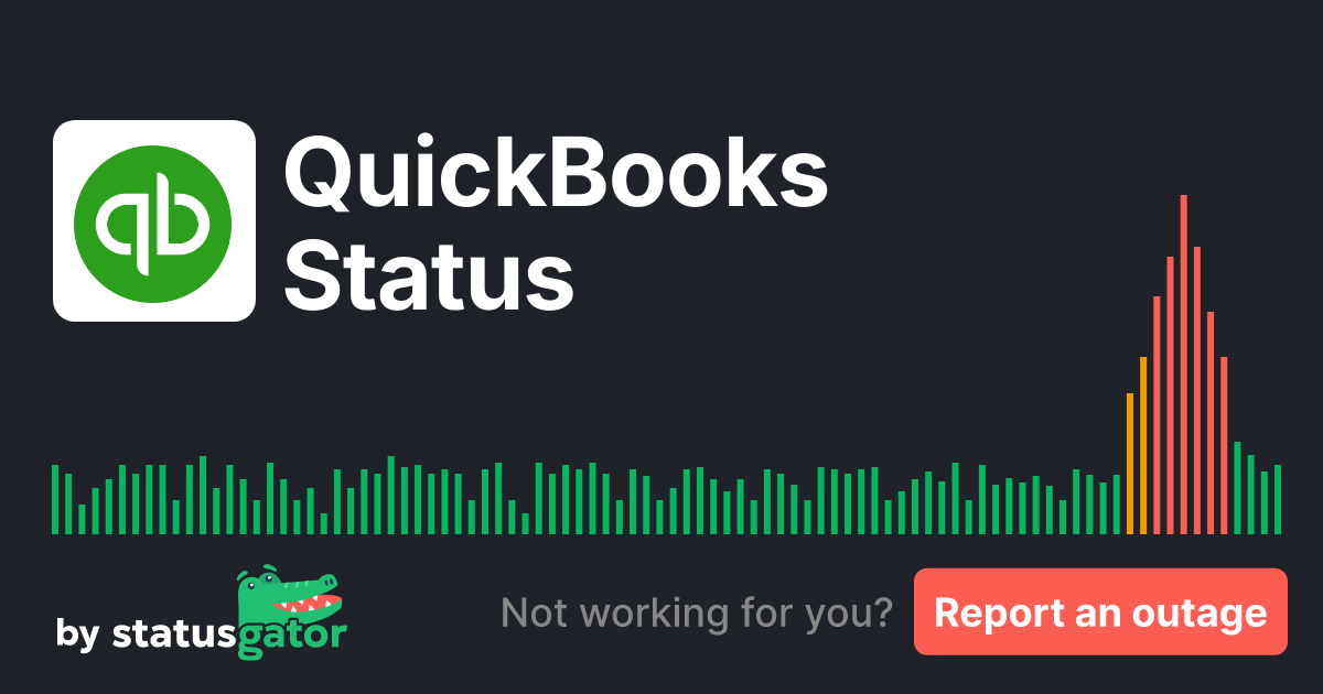 QuickBooks Online Status. Check if QuickBooks Online is down or having