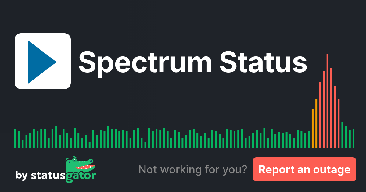 Spectrum Status. Check if Spectrum is down or having an outage