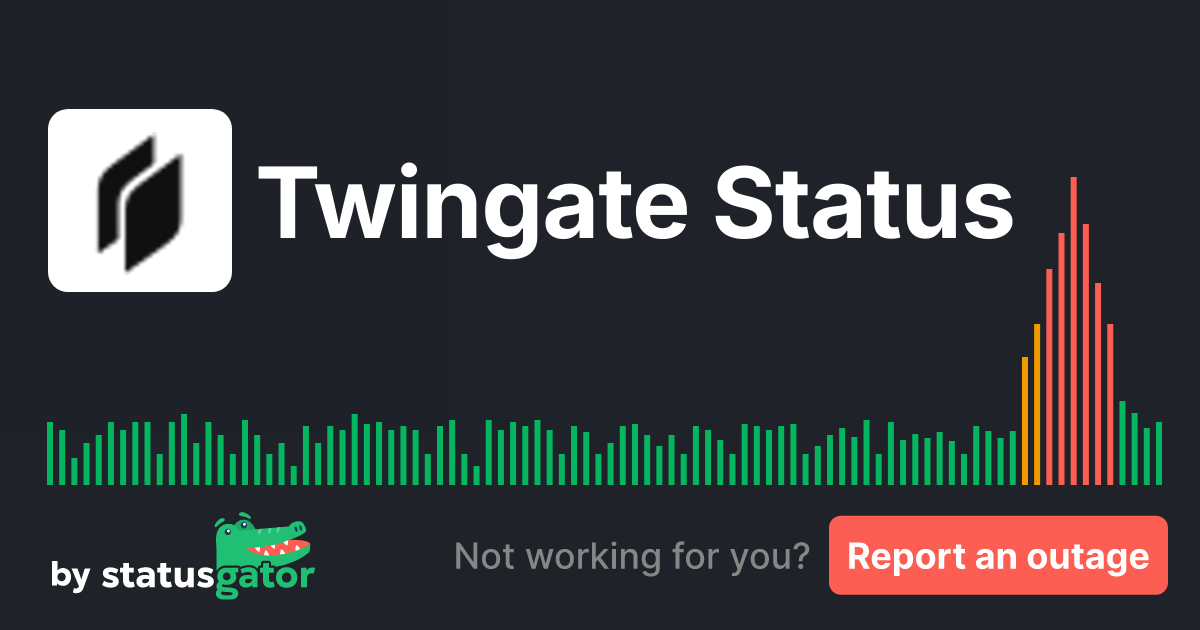 Twingate Status. Check if Twingate is down or having problems