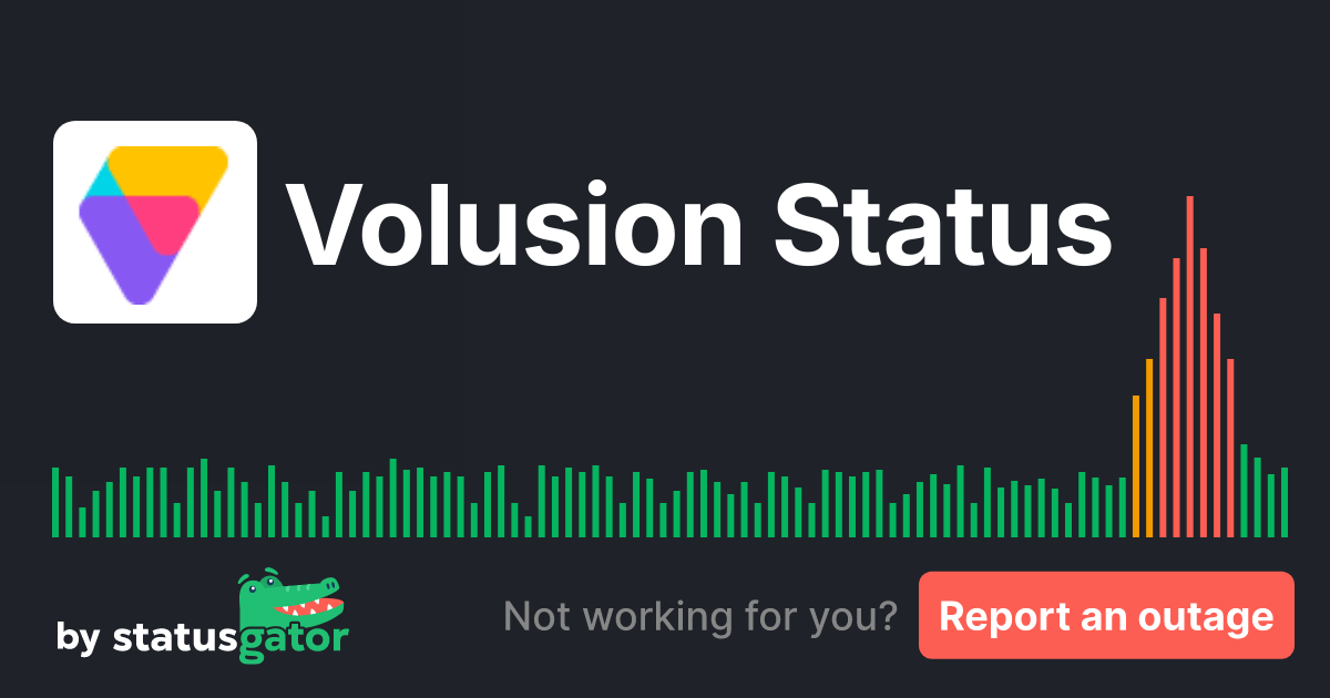 Volusion Status. Check if Volusion is down or having problems