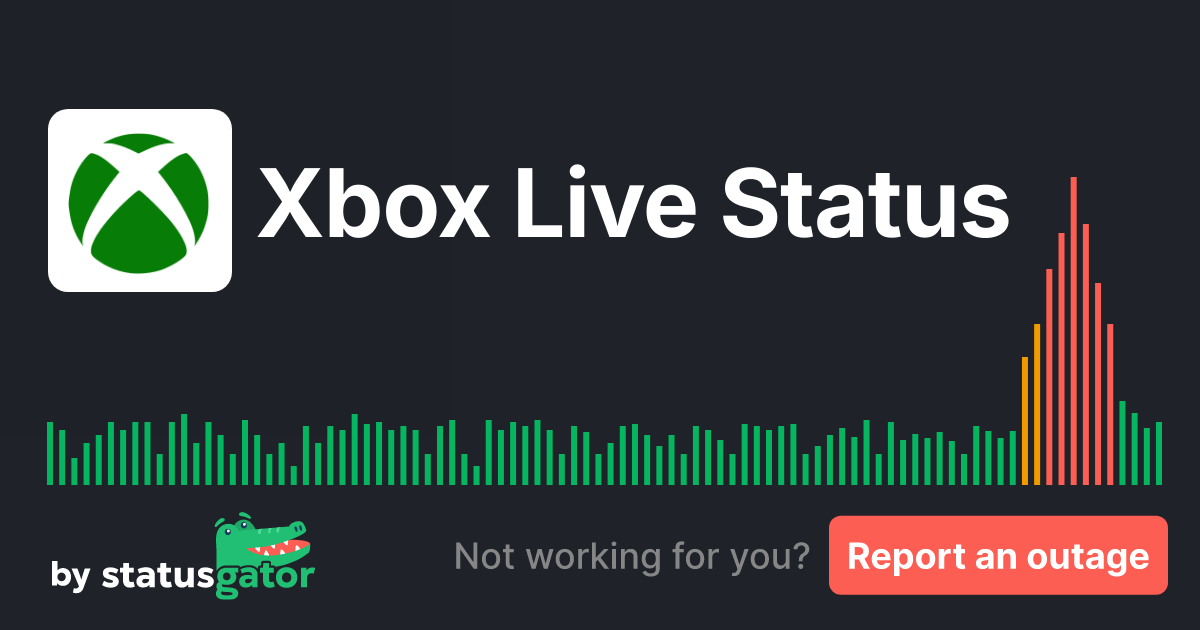 Xbox Live Status. Check if Xbox Live is down or having problems