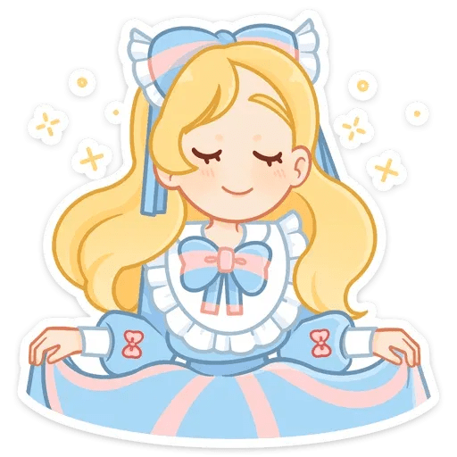 Долли (@TgSticker) - Sticker pack for Telegram