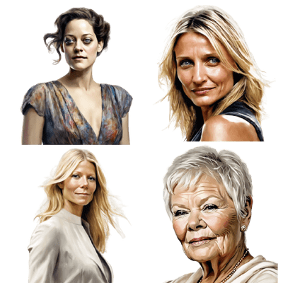 Famous Female Actors transparent PNG images - StickPNG