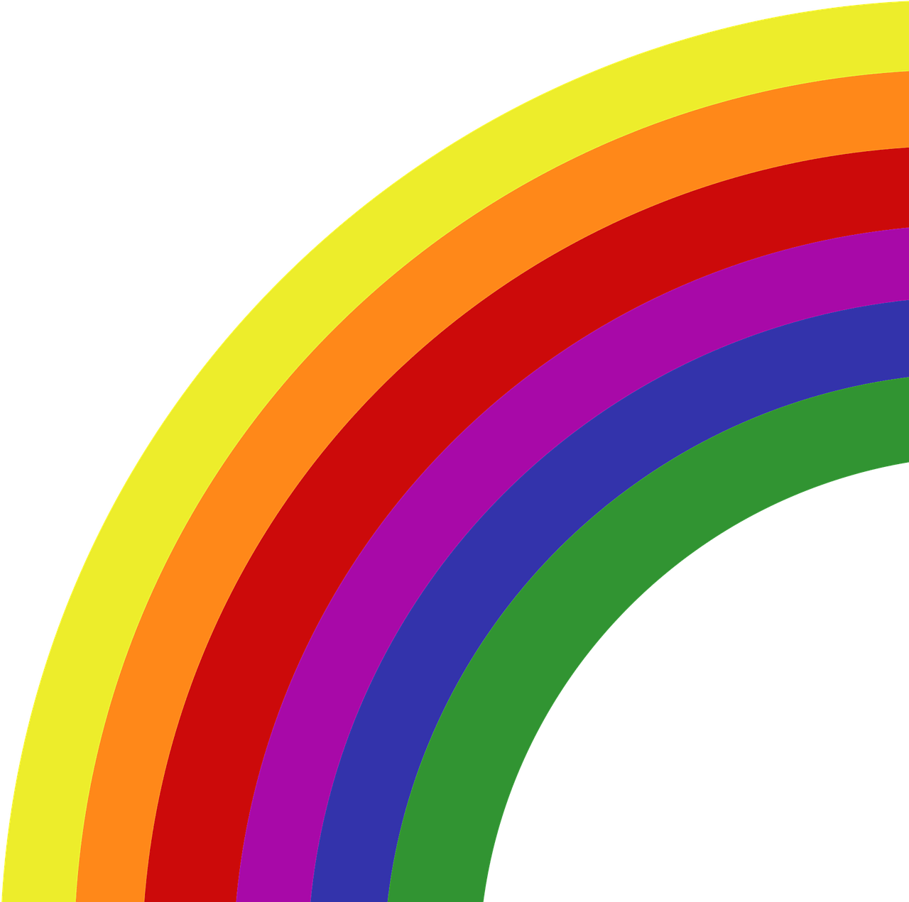 6 Rainbow Colors