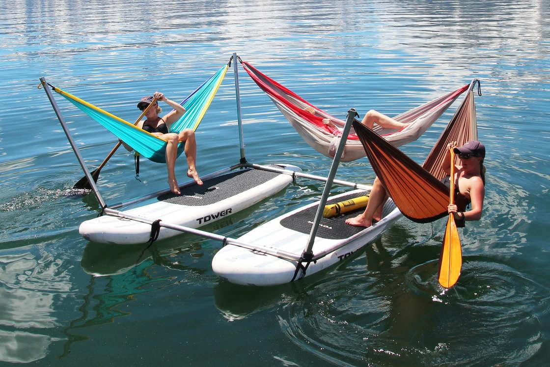 Hammocraft Turn your paddles and canoes into floating hammocks