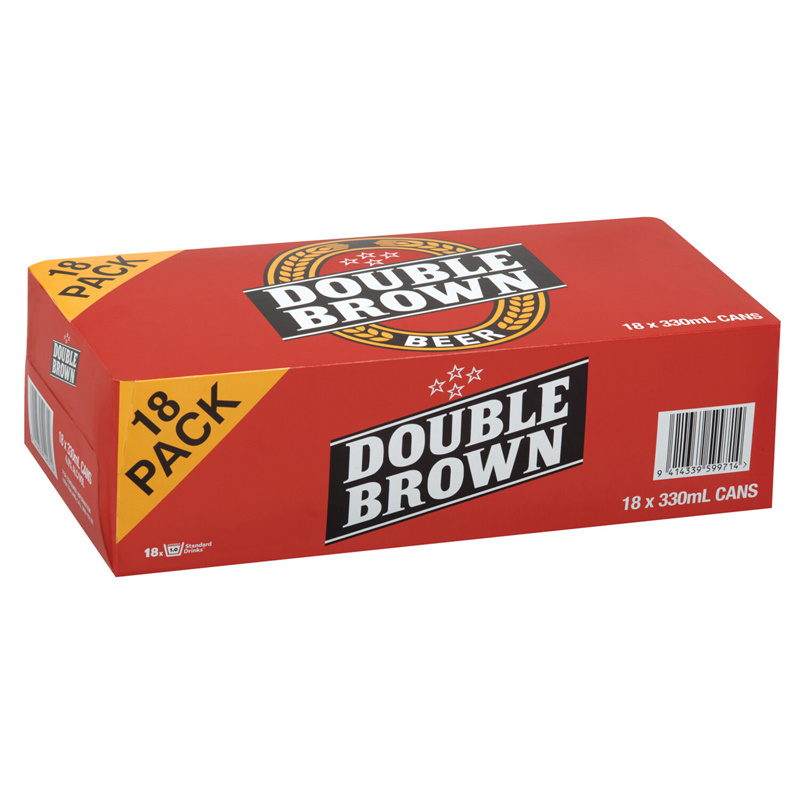 Super Liquor Double Brown Cans 18x330ml