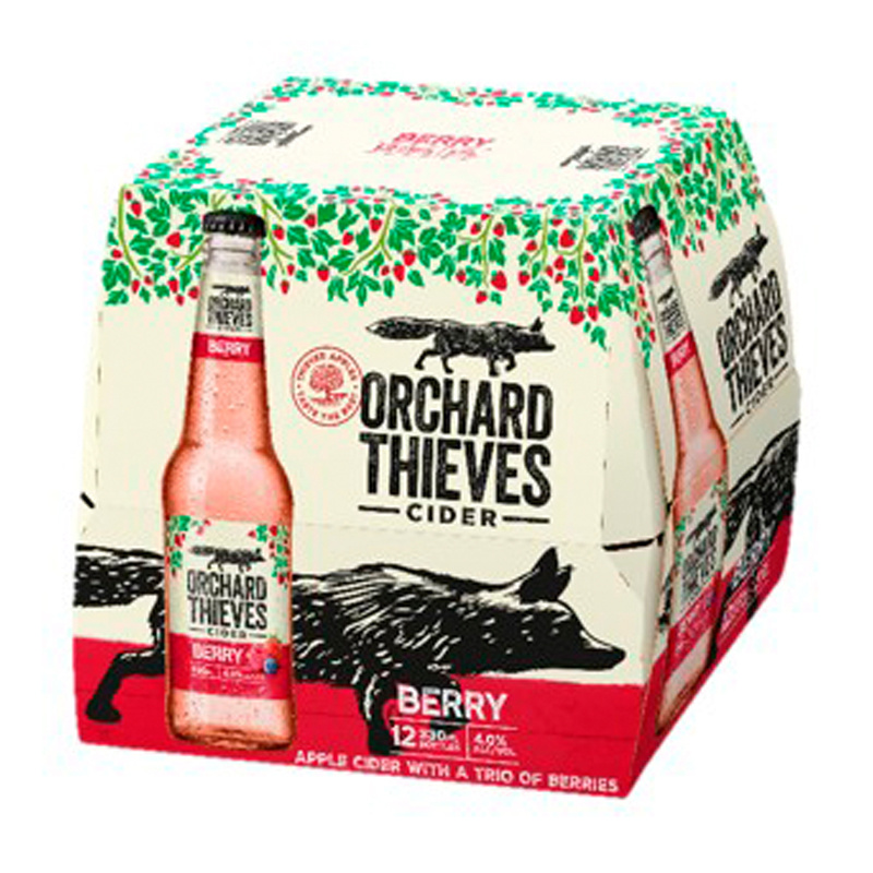 Super Liquor Orchard Thieves Berry Bottles 12x330ml