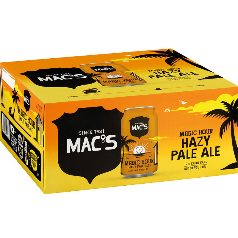 Super Liquor Mac's Magic Hour Hazy Pale Ale Cans 12x330ml