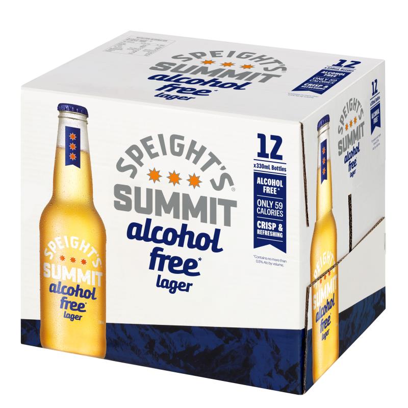 Super Liquor Speight's Summit Alcohol Free Lager Bottles 12x330ml