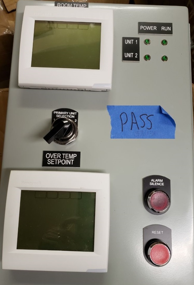 HONEYWELL CUSTOM DUAL HVAC CONTROLLER SYSTEM W/VISIONPRO & LD6A1DZQWR