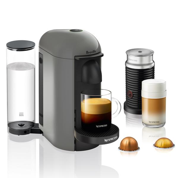 Nespresso VertuoPlus Deluxe by Breville with Aeroccino3 Frother Sur