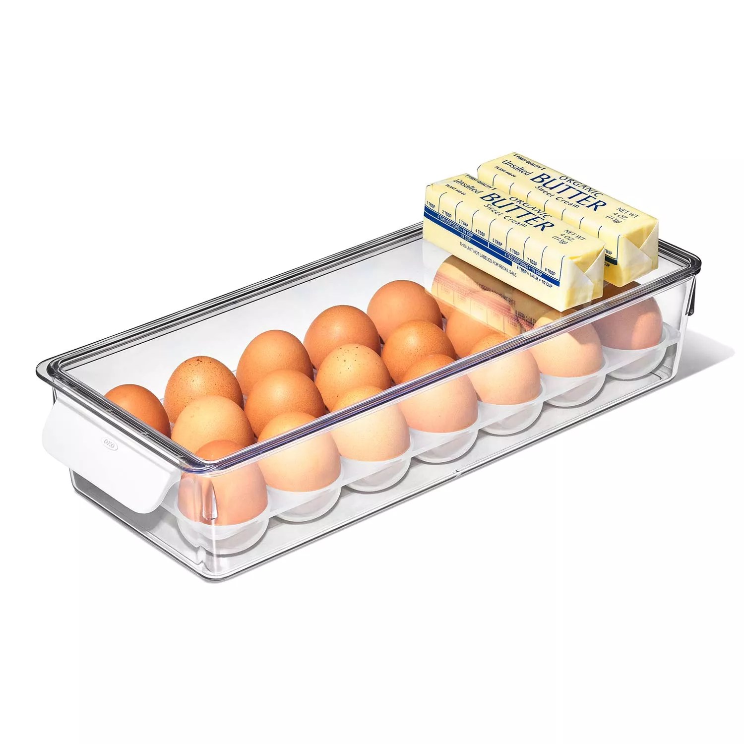OXO Good Grips Refrigerator Egg Bin & Removable Tray | Sur La Table