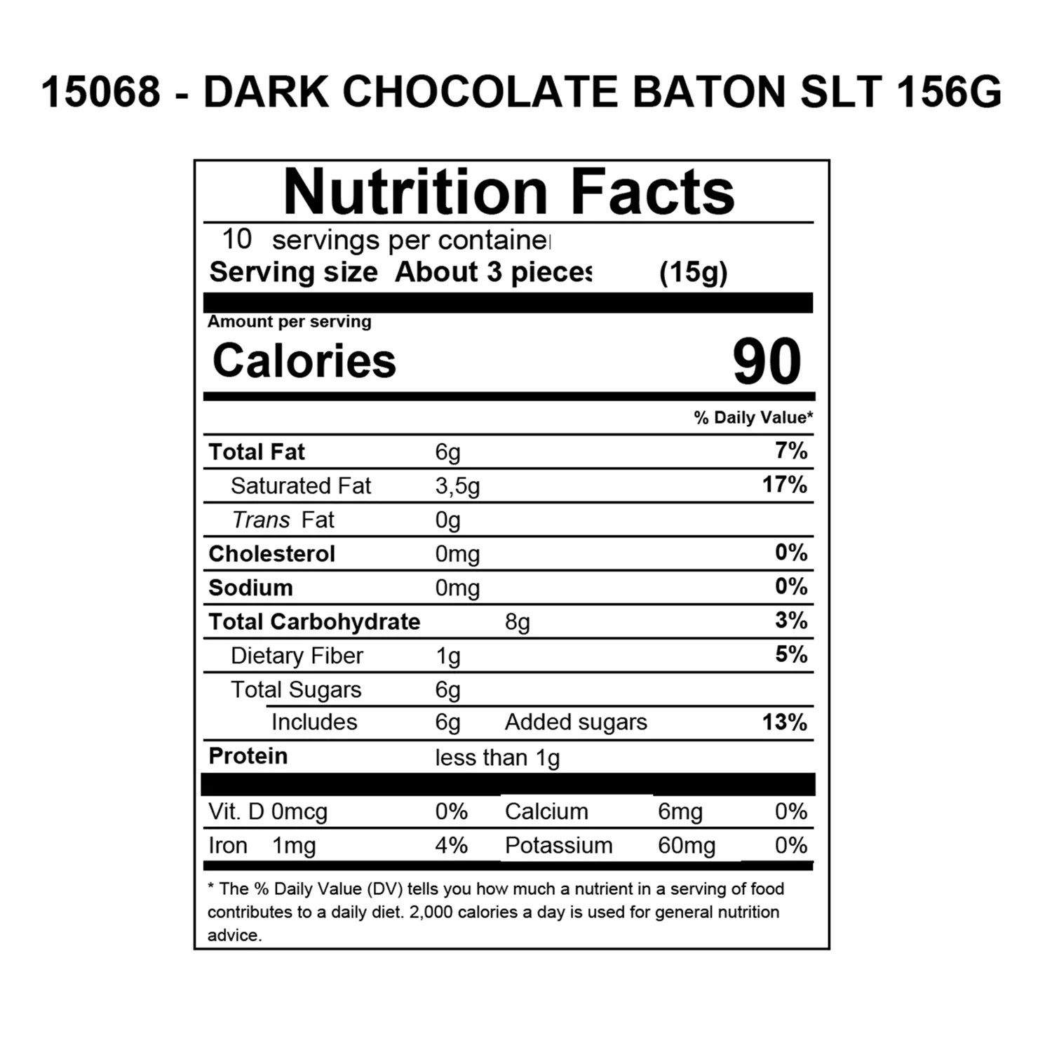 Valrhona ™ Semisweet Chocolate Batons, 55 Cacao Sur La Table