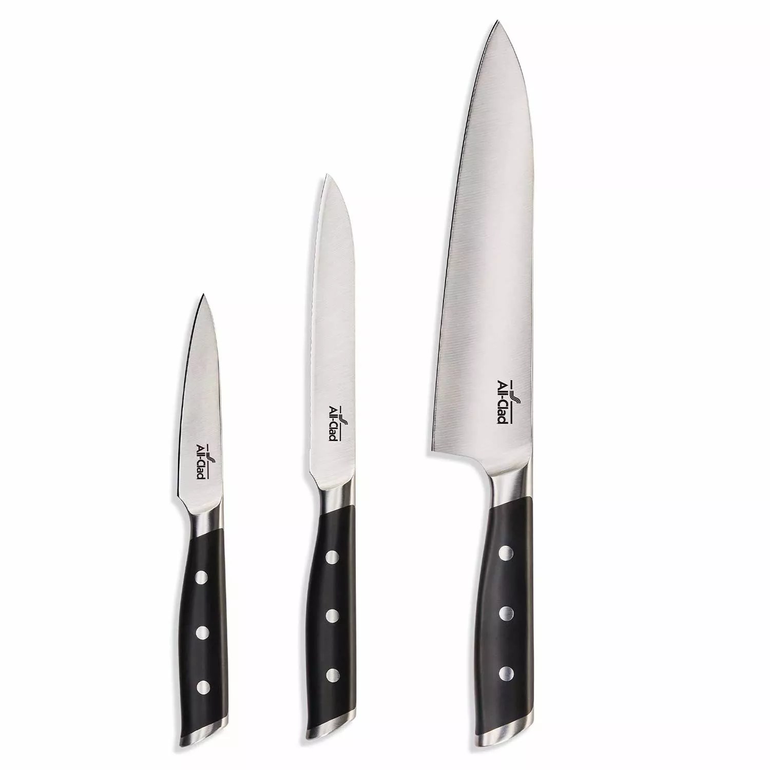 AllClad Chef’s, Utility & Paring Knife Set Sur La Table