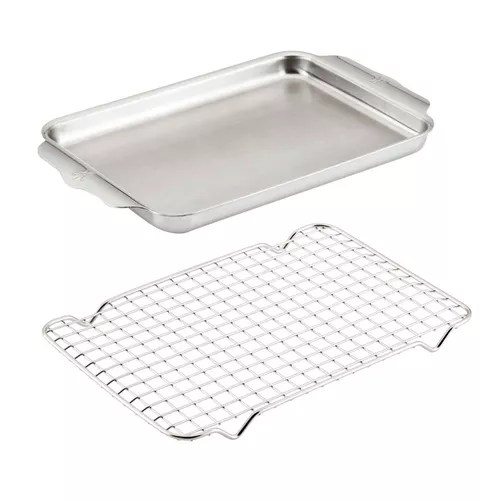 Hestan Provisions OvenBond Stainless Steel Half Sheet Pan Racks, Set of