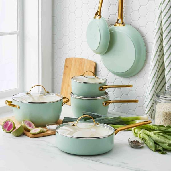 GreenPan Reserve 10Piece Cookware Set Sur La Table