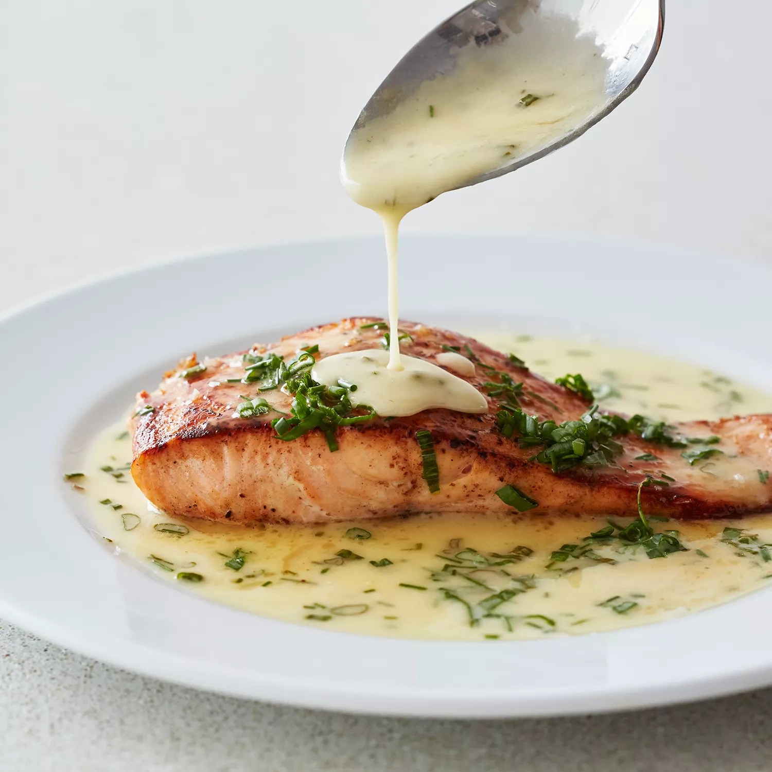 Seared Salmon with a LemonChive Beurre Blanc Recipe Sur La Table