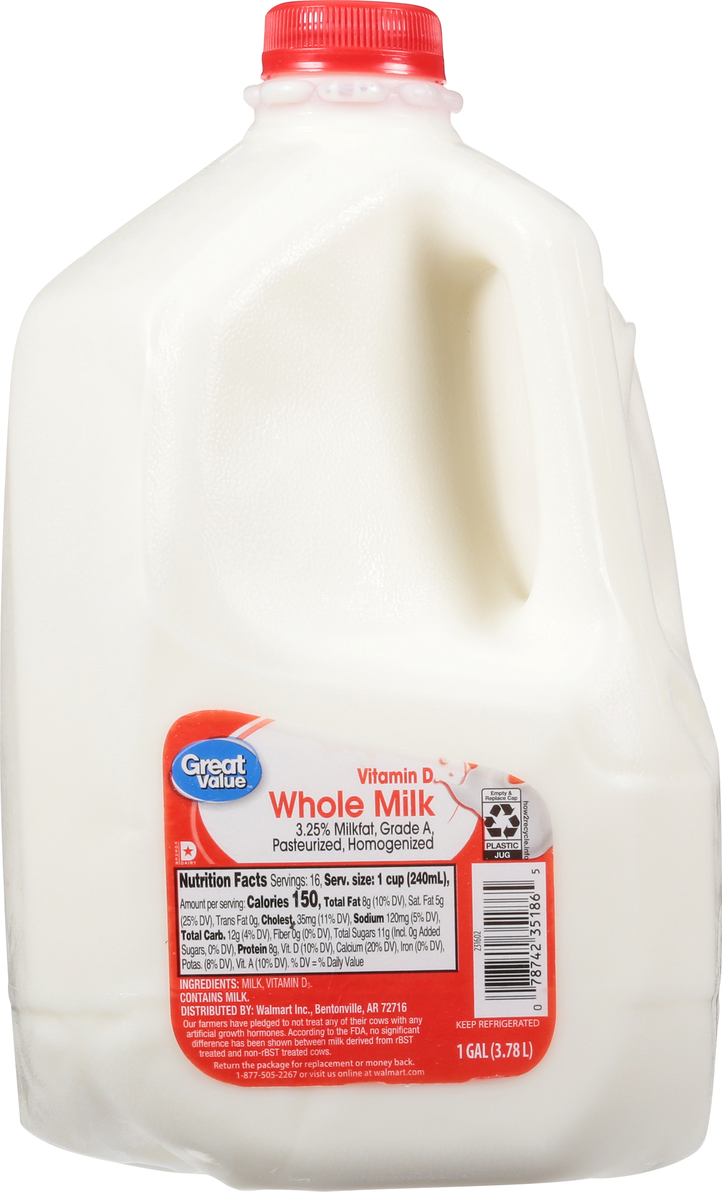 Calories in Whole Milk 1 tbsp from USDA
