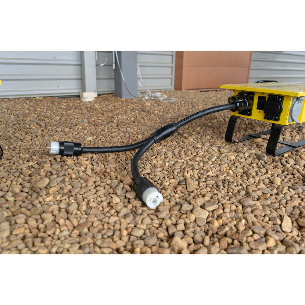 6/3 8/1 Y Temporary Power Adapter Southwire White Cap