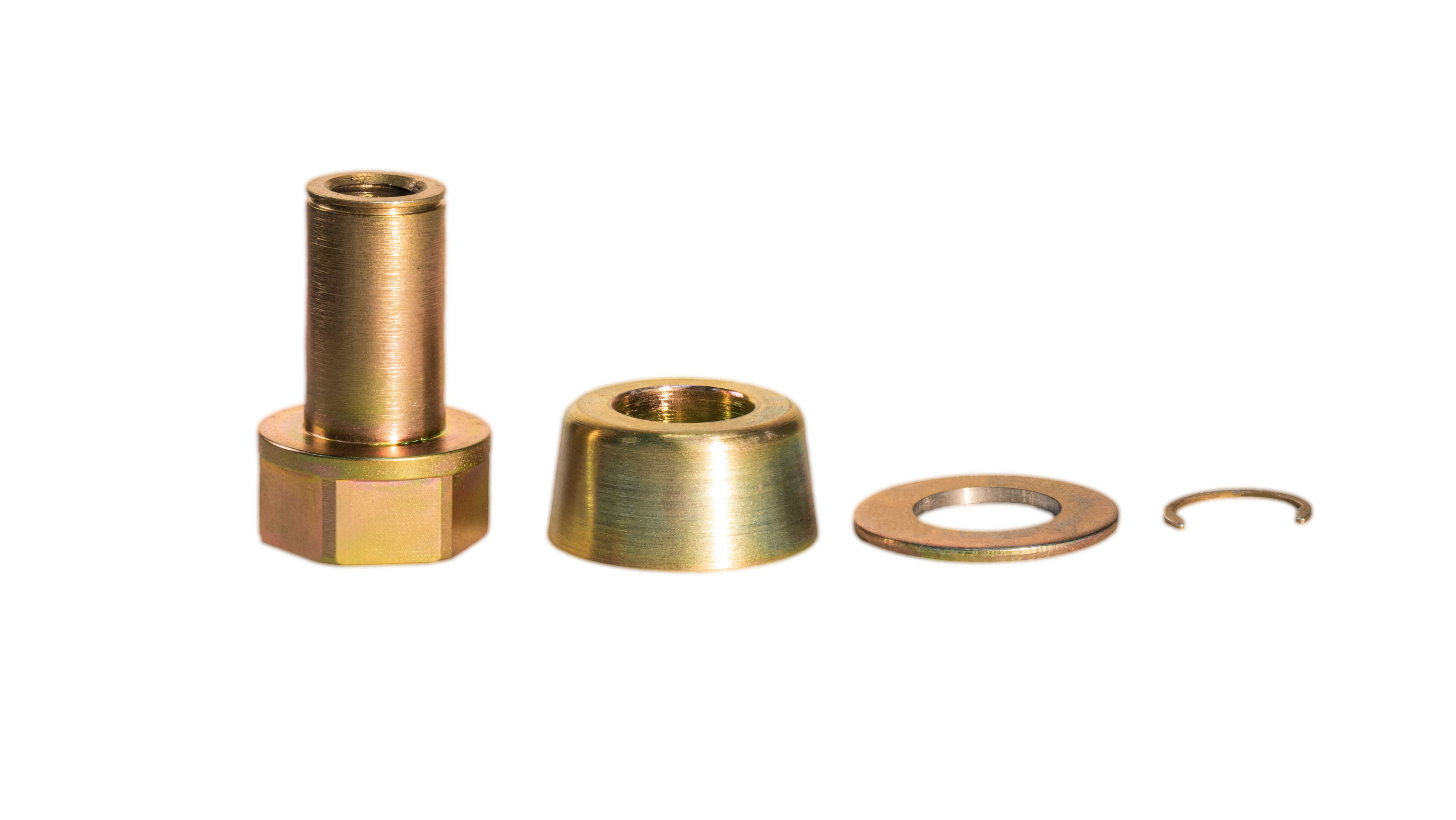 White Cap Ajustco 1/2" Anchor Nut Kit (Anchor Nut, Bushing and CClip