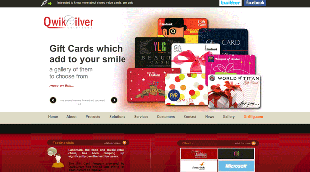 Online gift card store QwikCilver raises 10M from Amazon, Helion & Accel