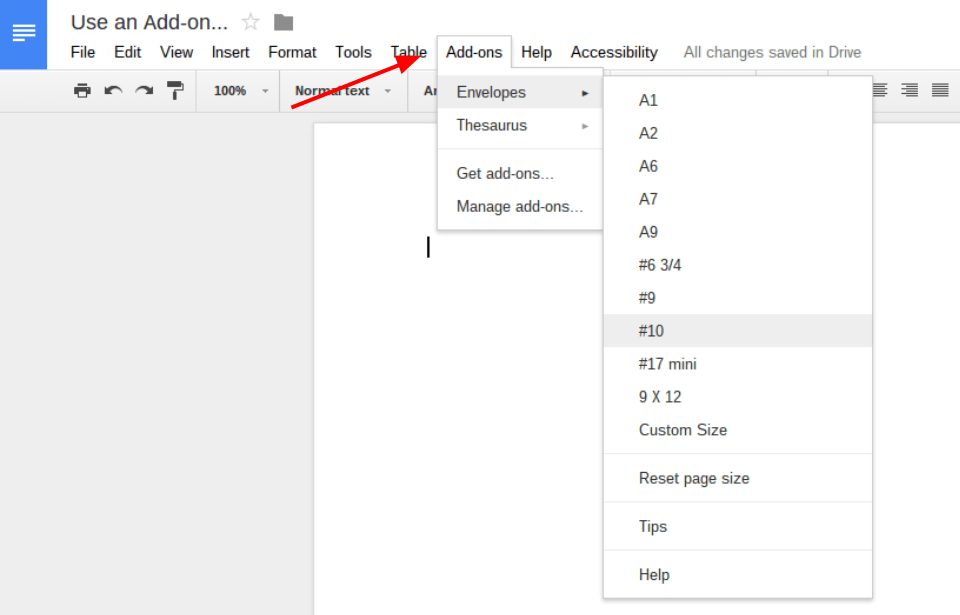 How to create an envelope in Google Docs TechRepublic