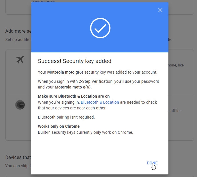 How to use an iPhone or Android device as the security key for your