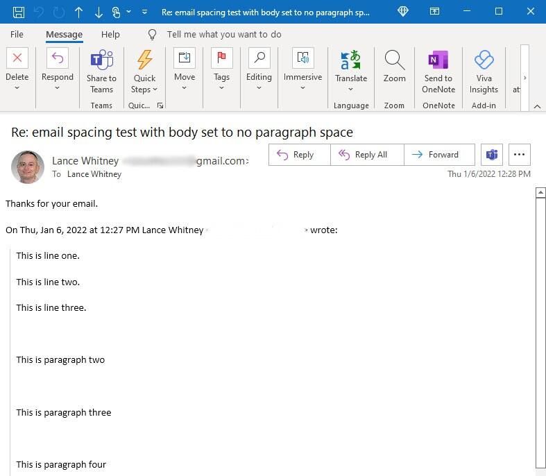 How to fix unintended line spacing in your Microsoft Outlook emails