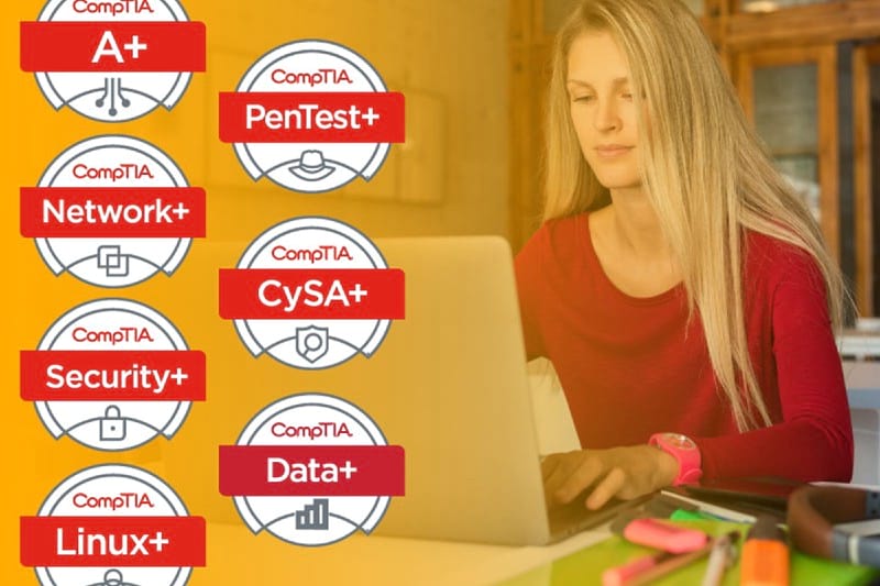 Get on the IT certification track with this CompTIA training bundle