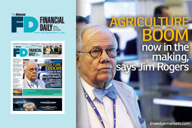 Agriculture boom now in the making, says Jim Rogers