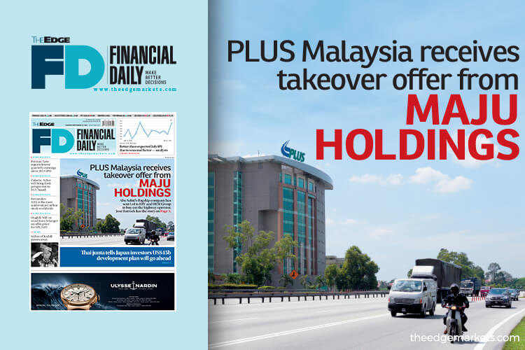 PLUS receives takeover offer from Maju Holdings The Edge