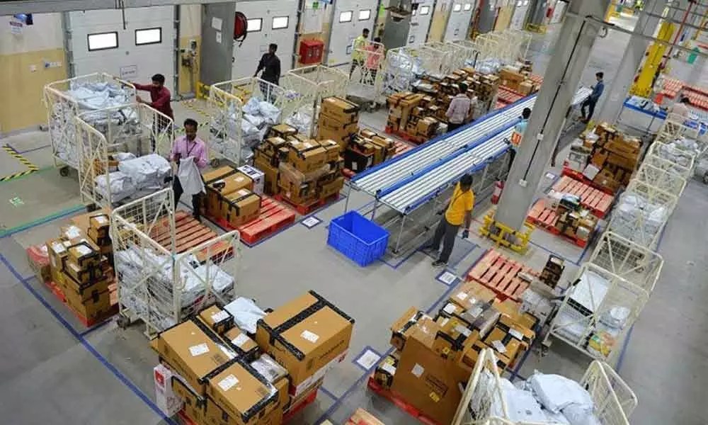 Amazon sort centre in Vizag