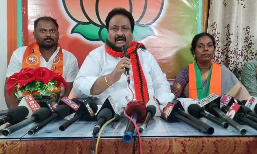 KCR hoodwinked people ExMP Jithernder Reddy