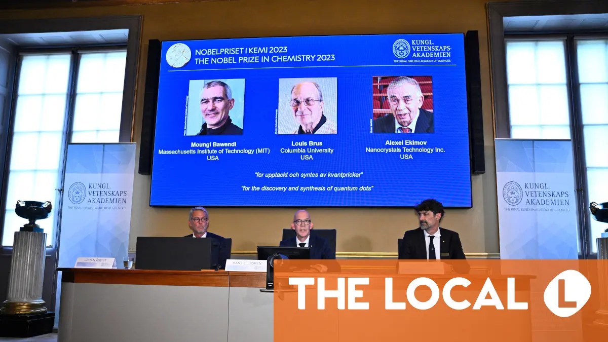 Trio wins Nobel Chemistry Prize for nanocrystals work after(09)