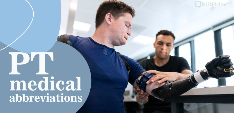 PT medical abbreviations