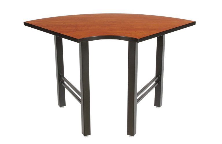 Spectrum 37298IB Flex Training Table Straight Edge 1/4 Round Corner 4