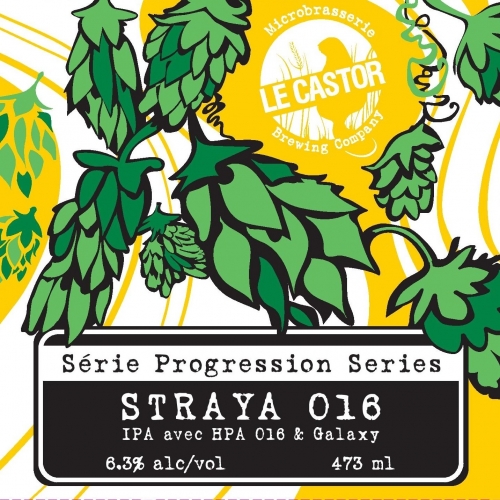Straya 016 New England IPA Microbrasserie Le Castor Untappd