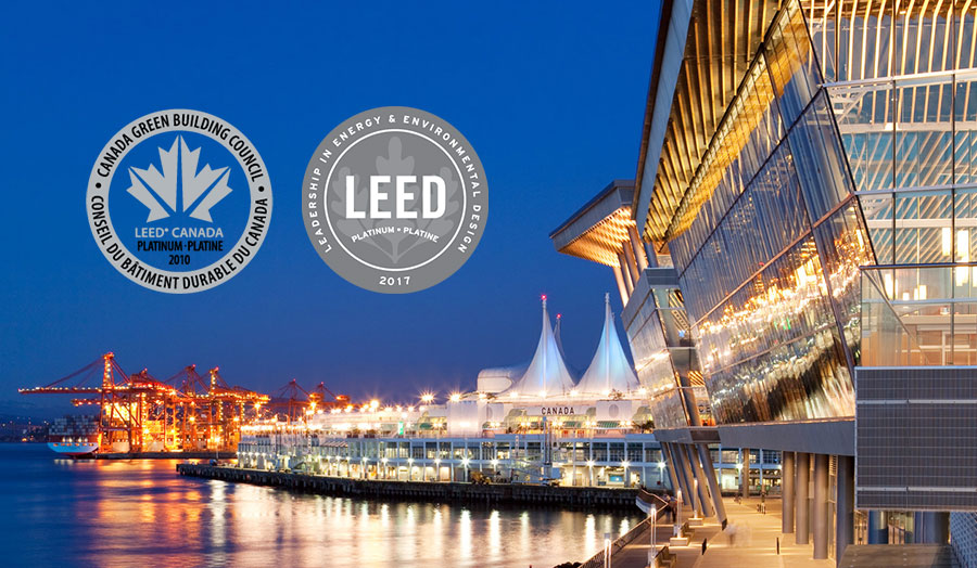 Vancouver Convention Centre Recertified LEED Platinum for Building
