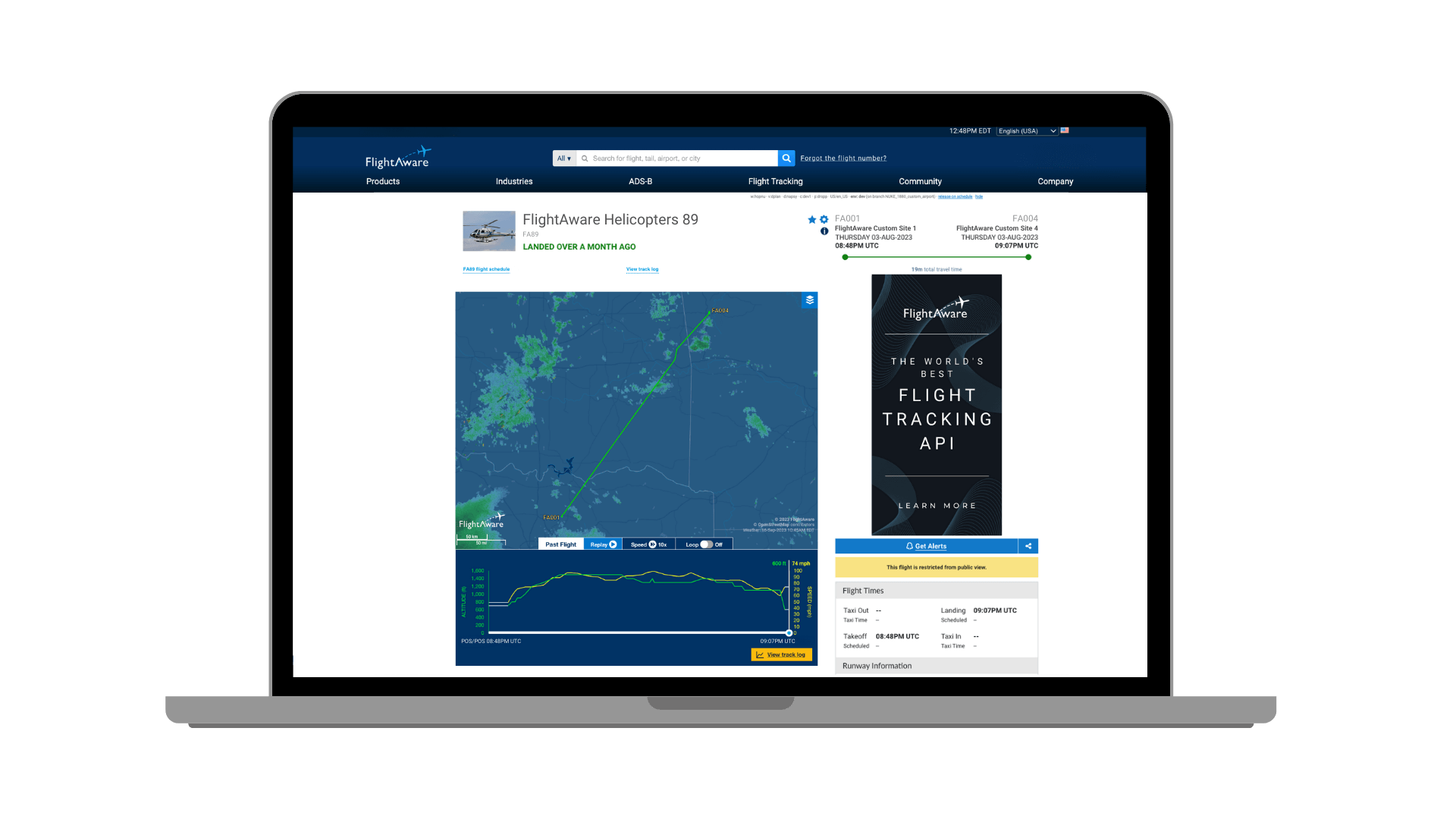 Flightaware Tracker Flight Aware Admits To Leaking Sensitive User Data