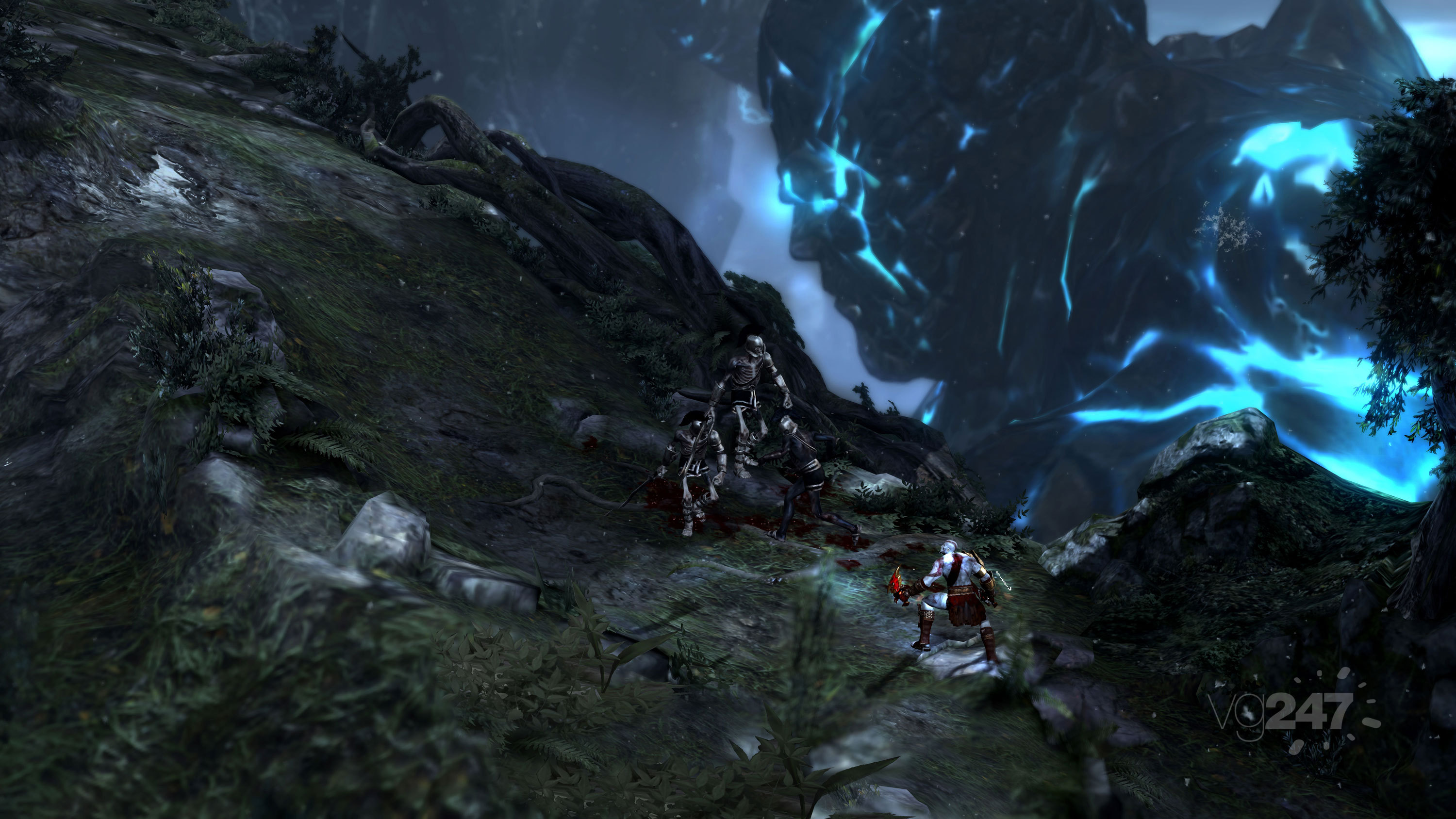 God of War III Gaia level screens shit the bed VG247