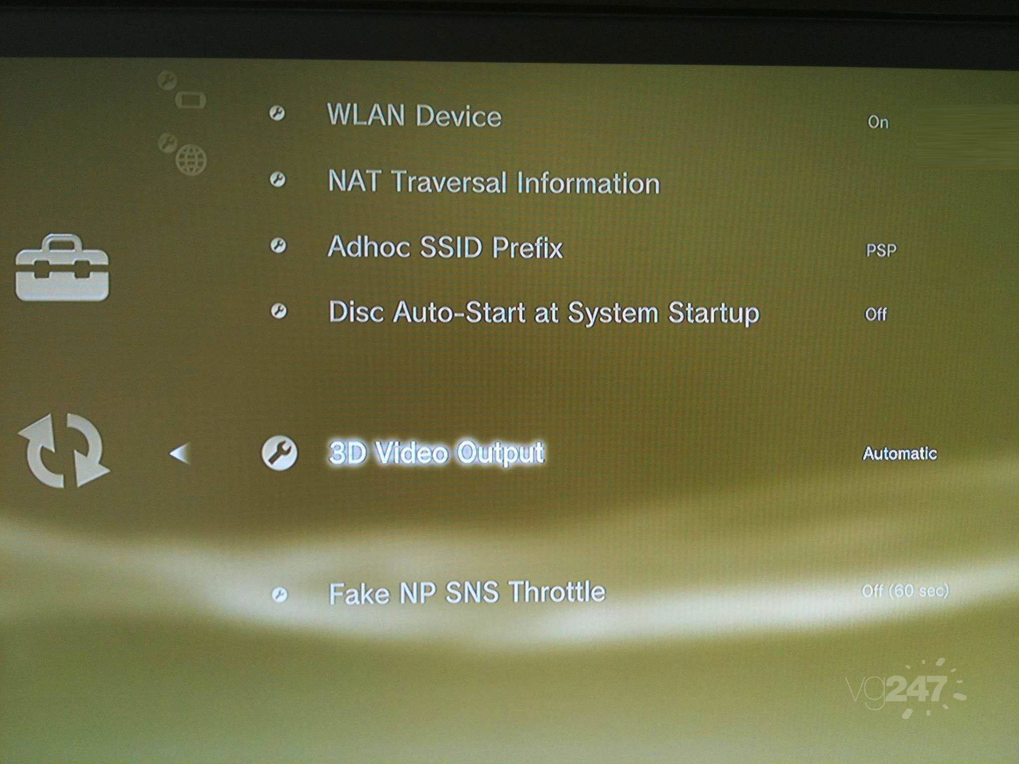 Rumour Pics show "3D video output" in PS3 debug Firmware 3.20 VG247