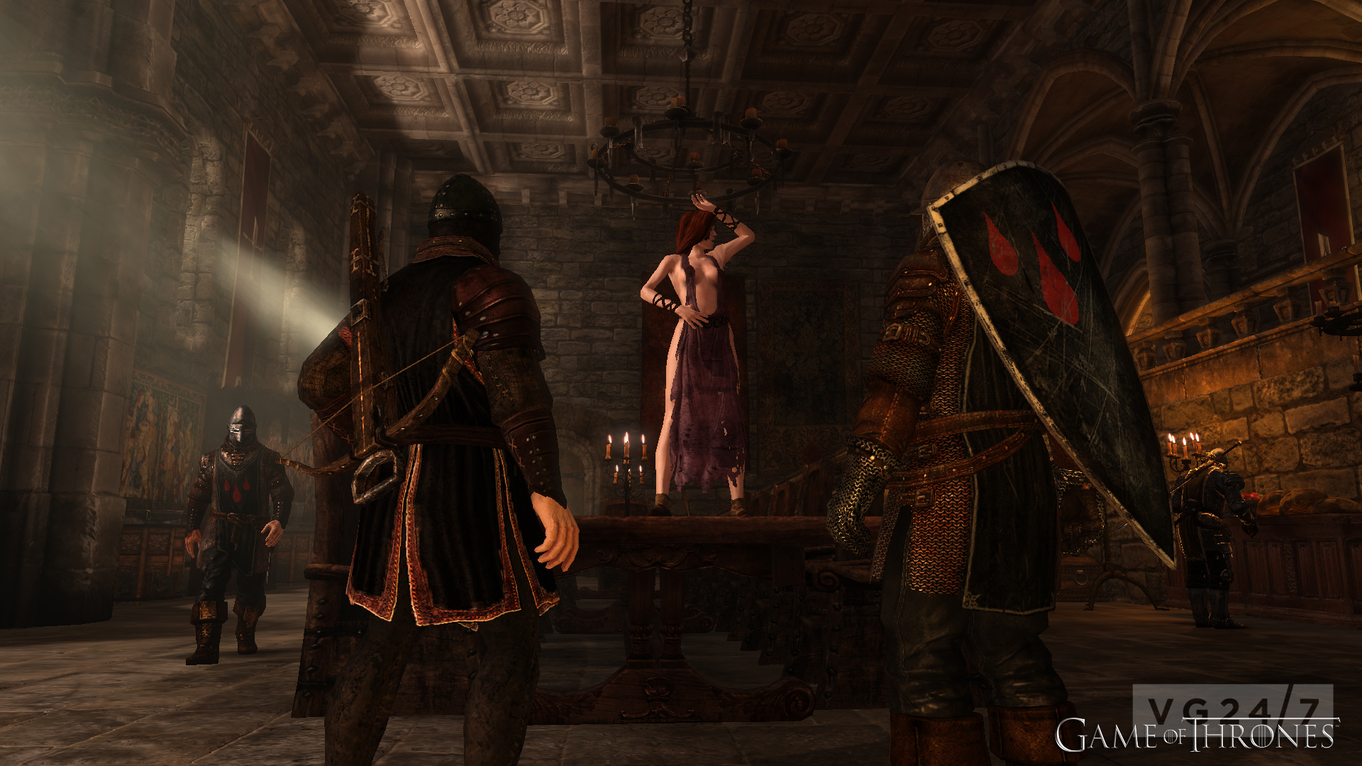 A Game of Thrones video and screens introduce you to the township of