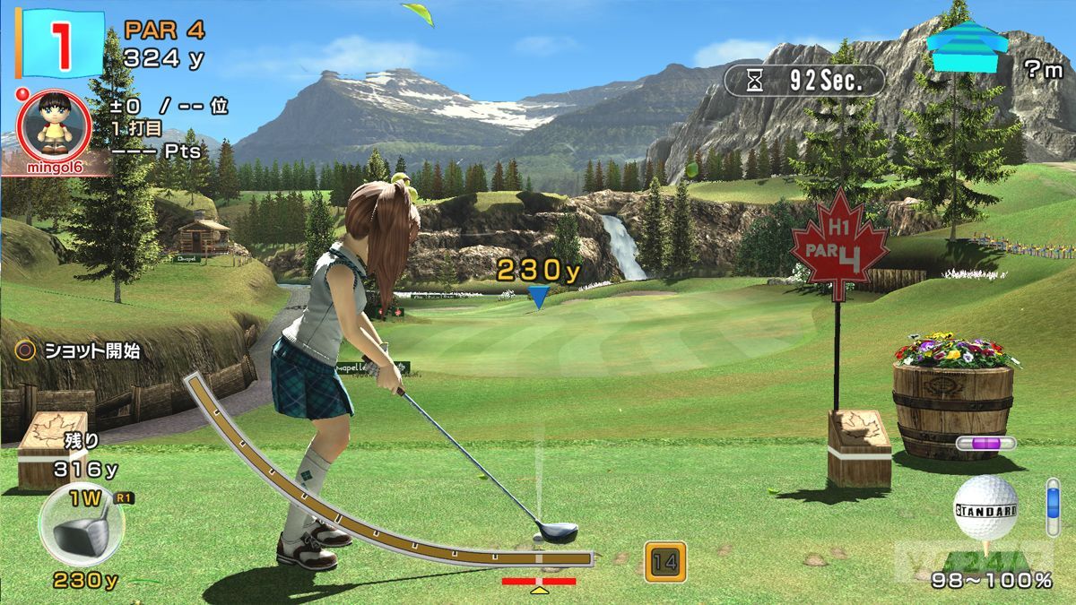 Hot Shots Golf 6 PS3 Screens show off slot mode and new